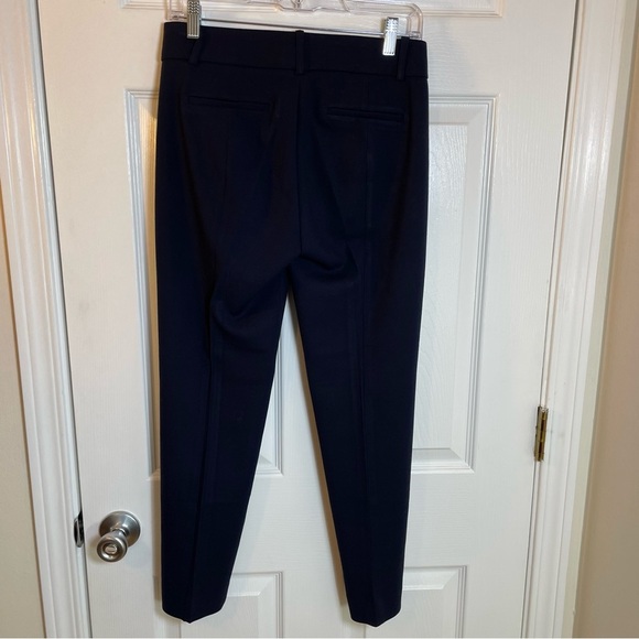 J. Crew Cropped Pants Slim Corpcore Four Seasons Navy Viscose Women’s Size 2 - Picture 3 of 12